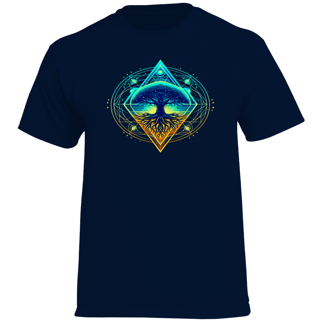 Kosmischer Baum des Lebens Herren T-Shirt