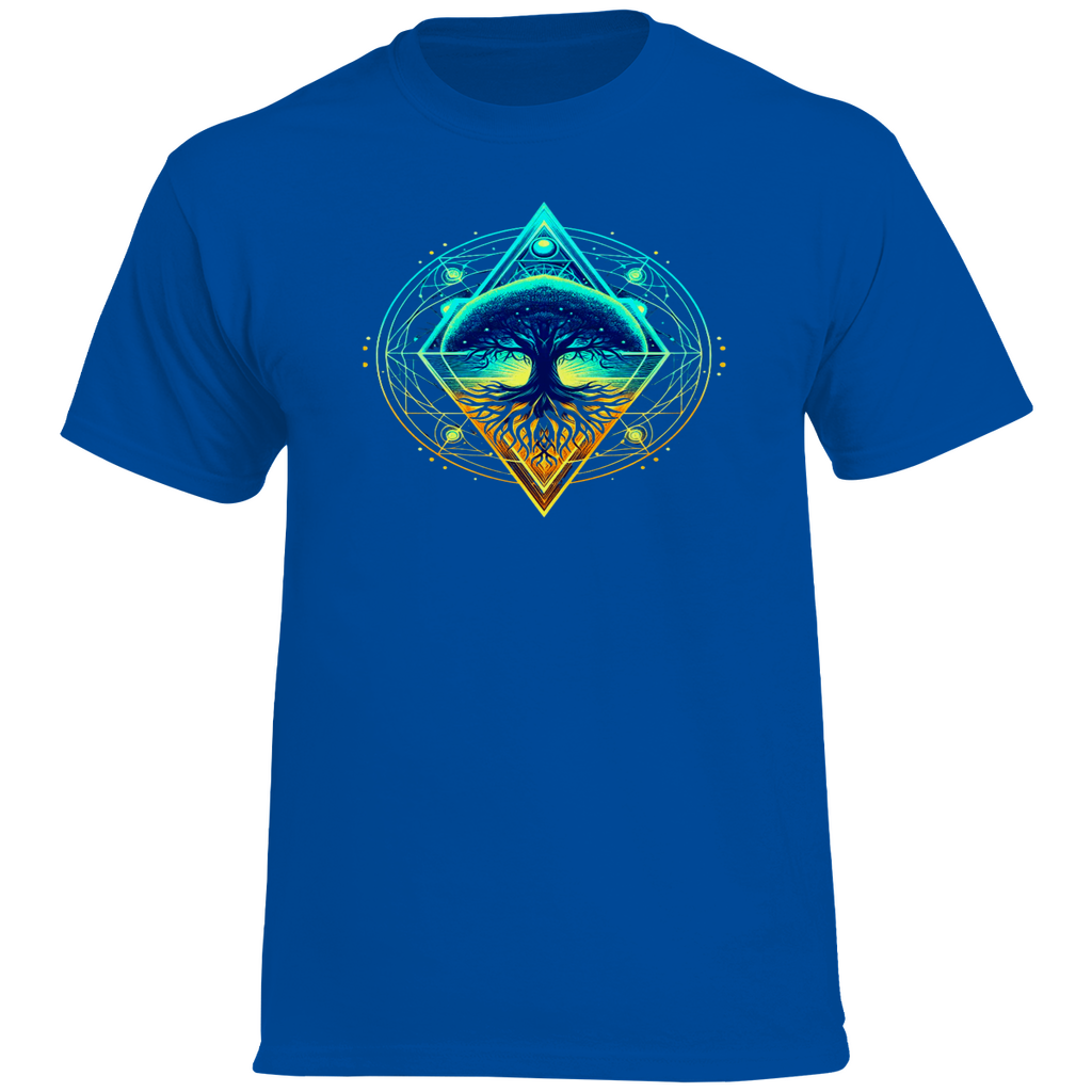 Kosmischer Baum des Lebens Herren T-Shirt