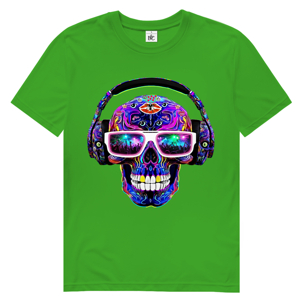 SKULL DISKO Herren Premium Bio T-Shirt