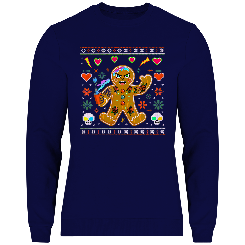 Neon Christmas Sweater Keks Herren Sweatshirt