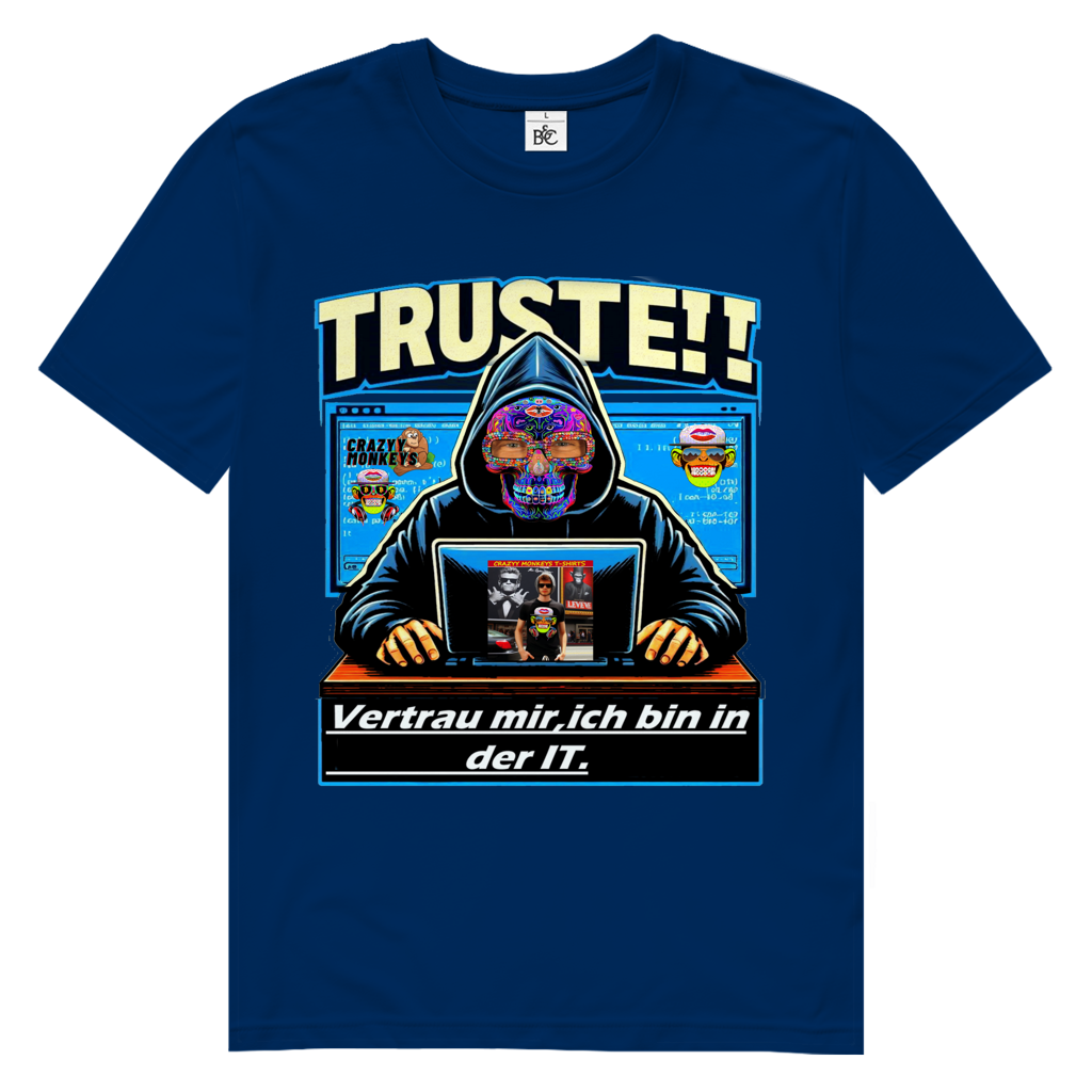 IT-Skull-Hacker T-Shirt Herren Premium Bio T-Shirt