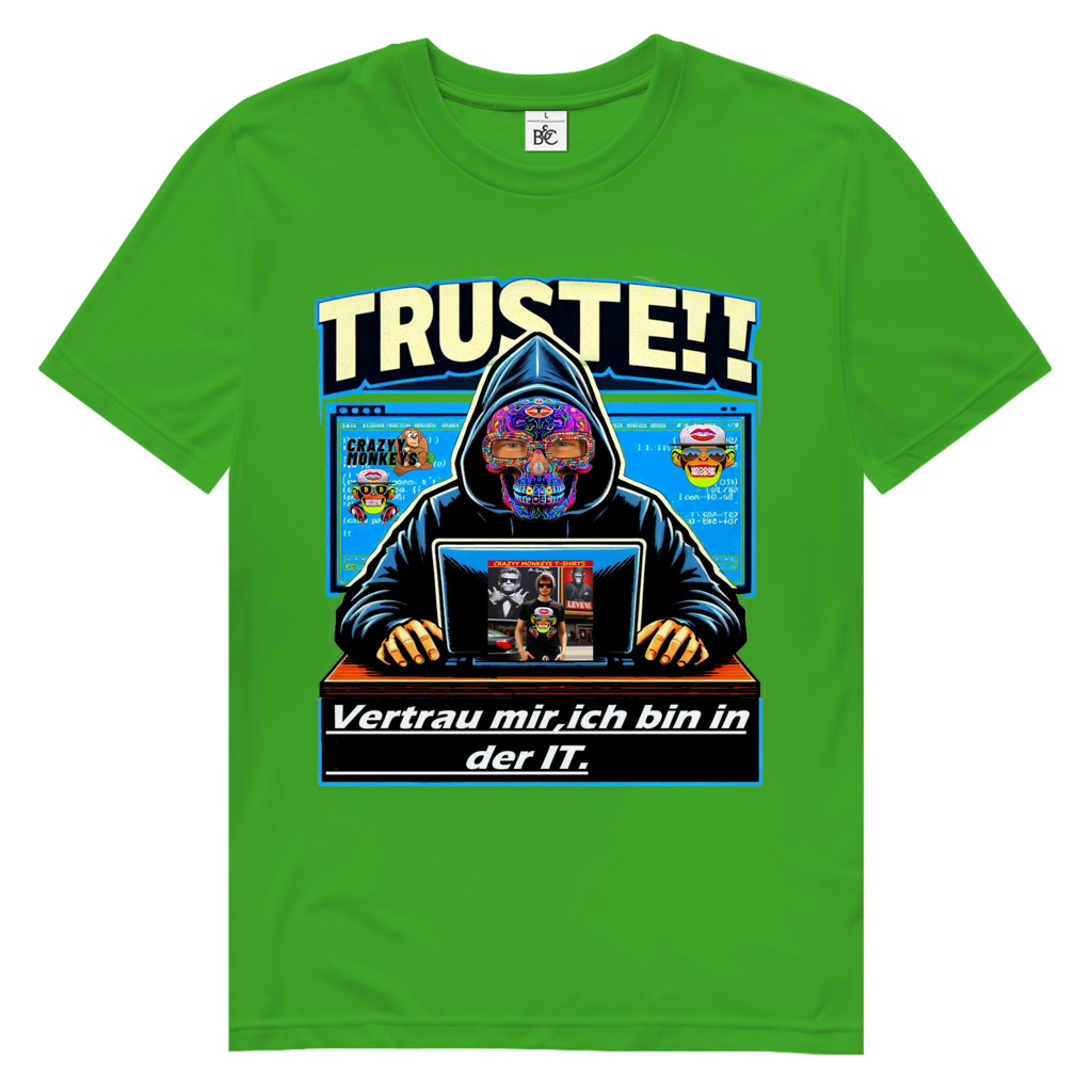 IT-Skull-Hacker T-Shirt Herren Premium Bio T-Shirt