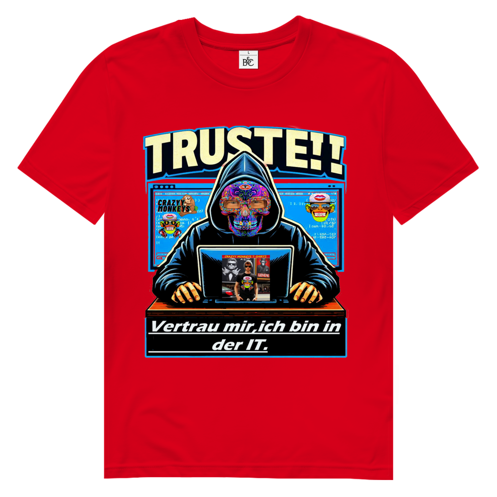 IT-Skull-Hacker T-Shirt Herren Premium Bio T-Shirt