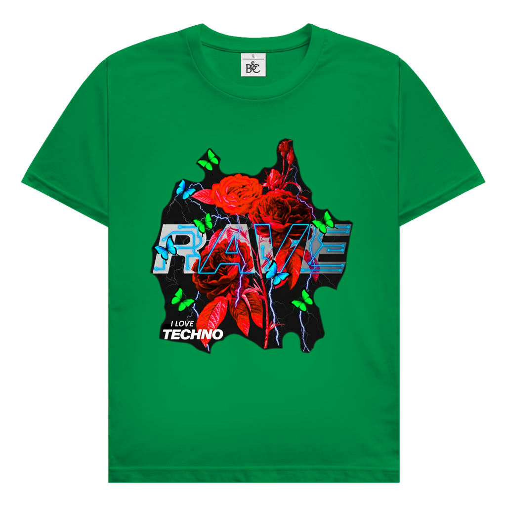 I LOVE TECHNO Herren T-Shirt