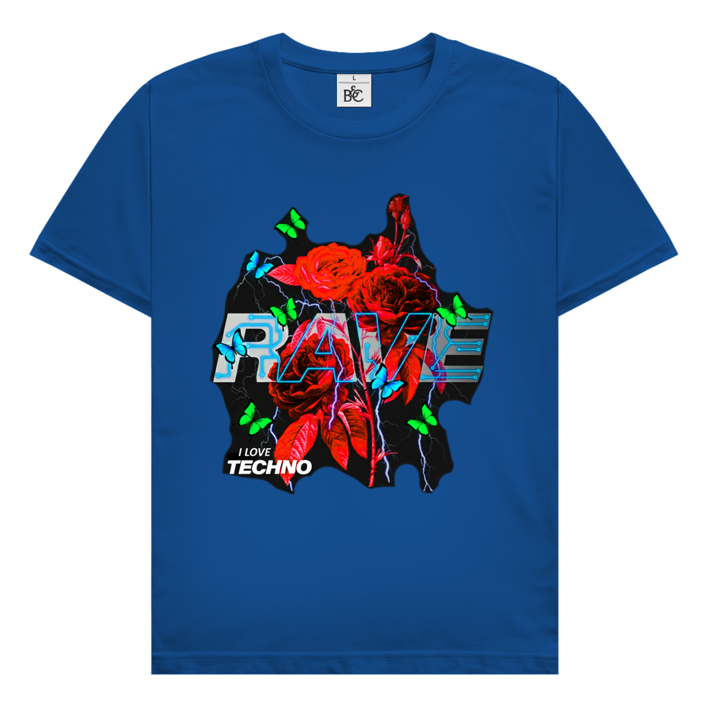 I LOVE TECHNO Herren T-Shirt