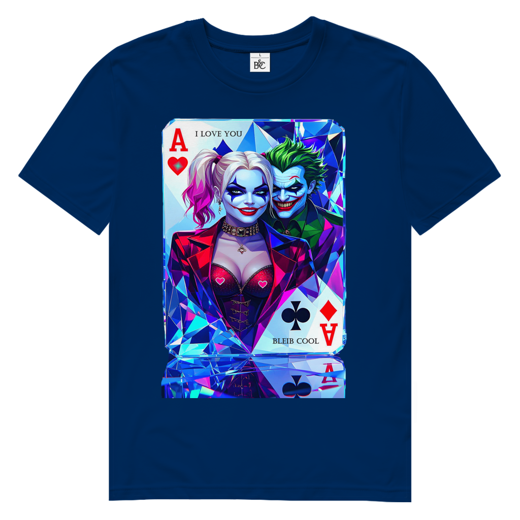 Joker & Harley Vibes Herren Premium Bio T-Shirt