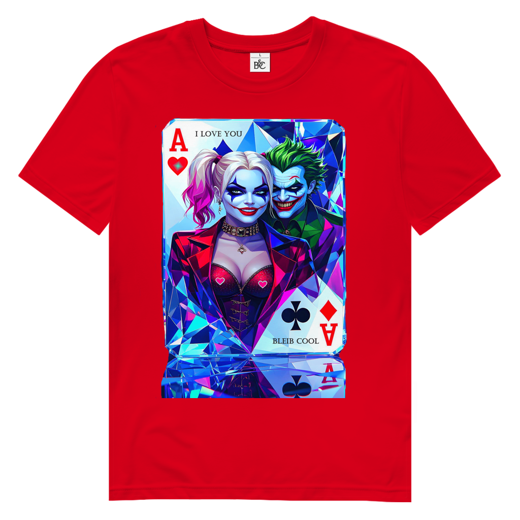 Joker & Harley Vibes Herren Premium Bio T-Shirt