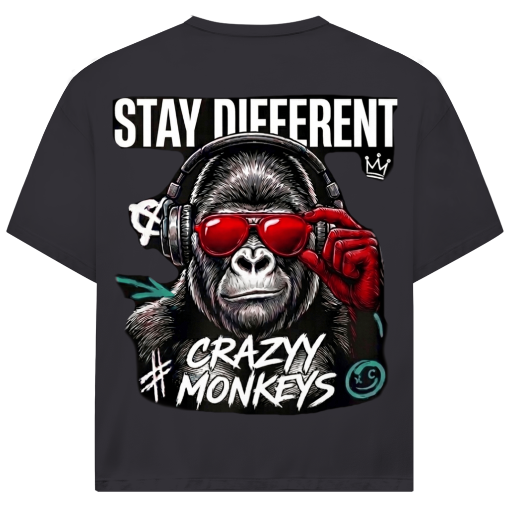 CRAZYY  MONKEYS Jack and Jones Oversize T-Shirt