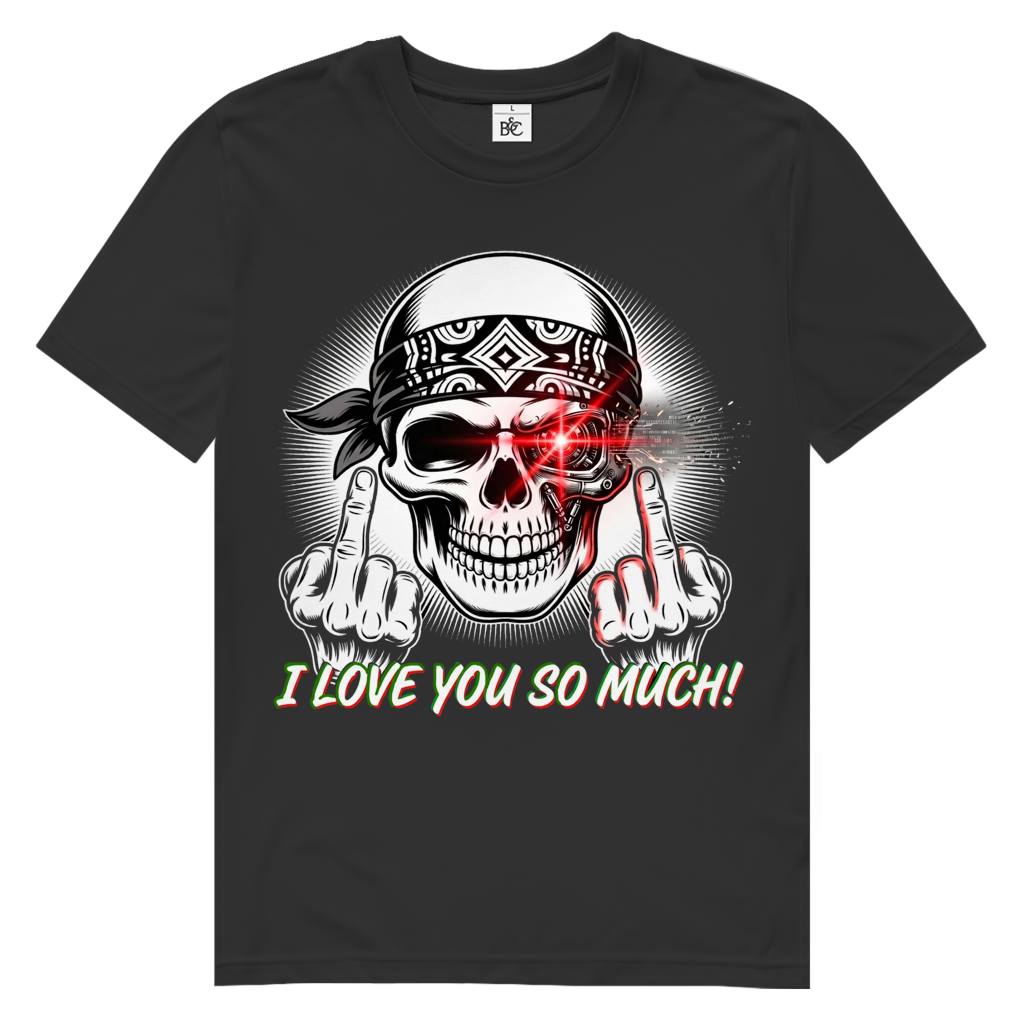 HOLLYWOOD SKULL HERREN PREMIUM BIO TSHIRT