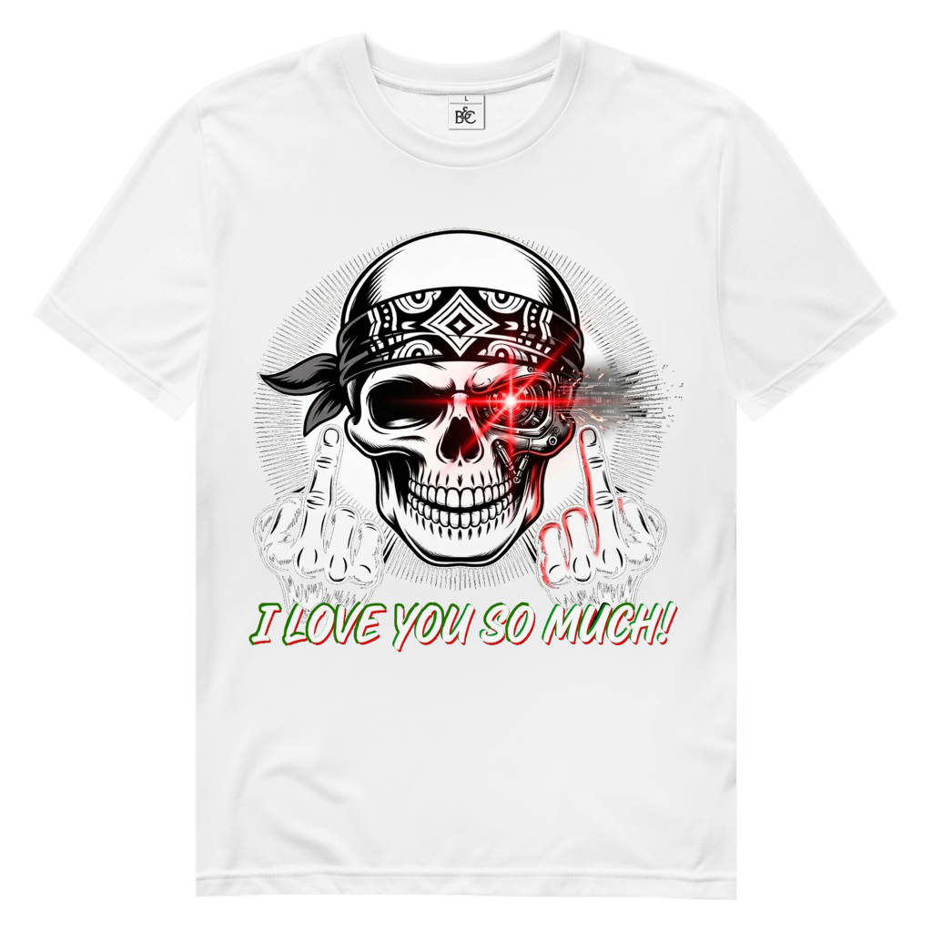 HOLLYWOOD SKULL HERREN PREMIUM BIO TSHIRT