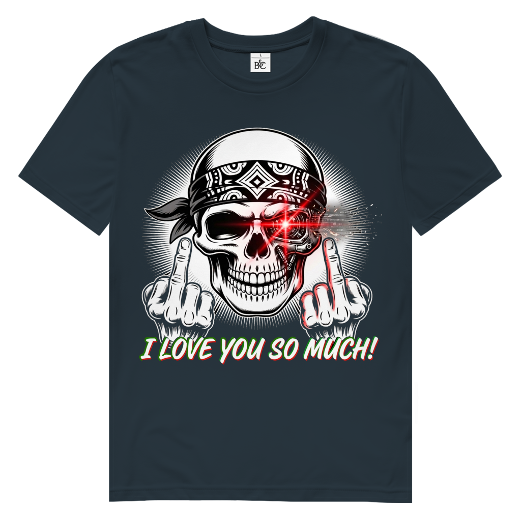 HOLLYWOOD SKULL HERREN PREMIUM BIO TSHIRT