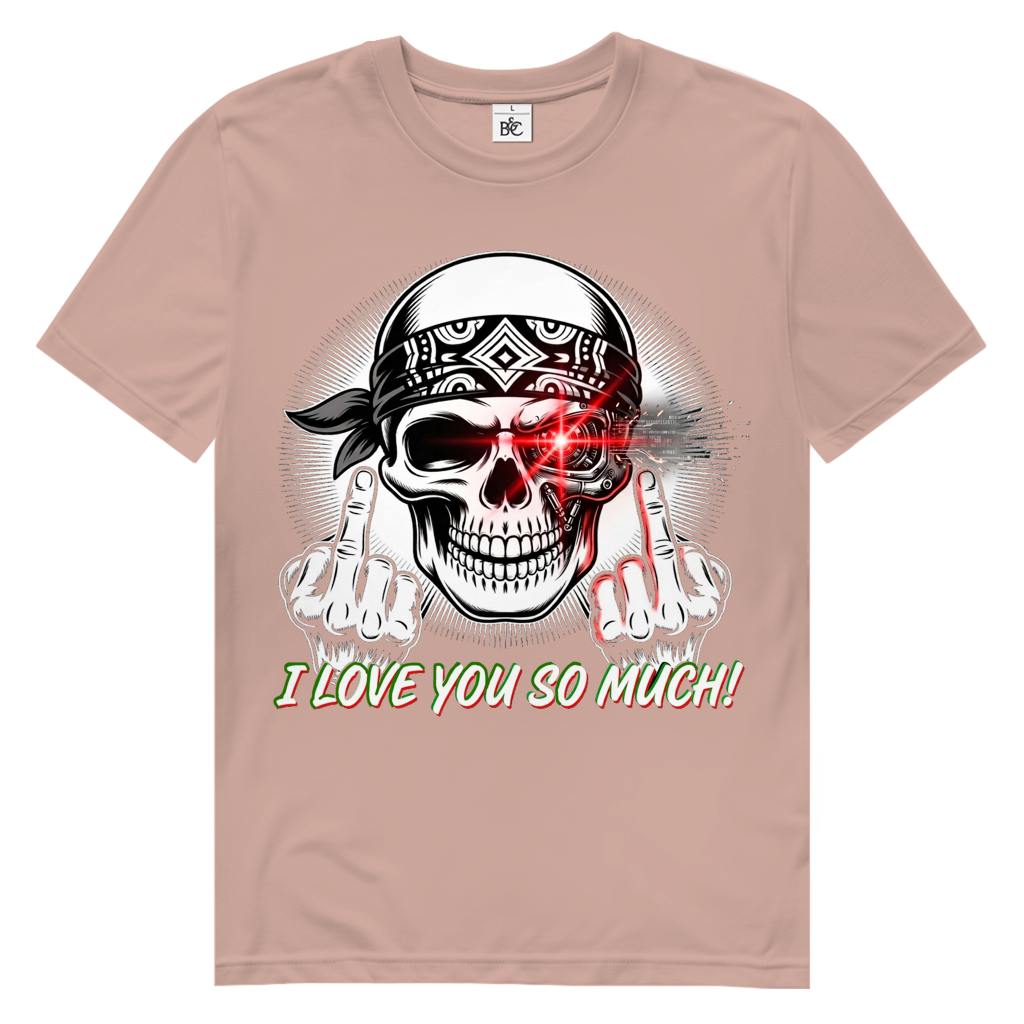 HOLLYWOOD SKULL HERREN PREMIUM BIO TSHIRT