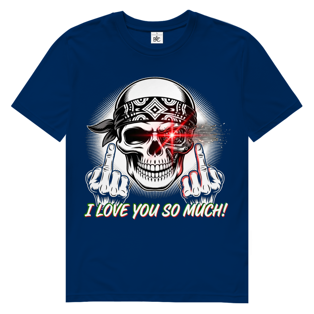HOLLYWOOD SKULL HERREN PREMIUM BIO TSHIRT