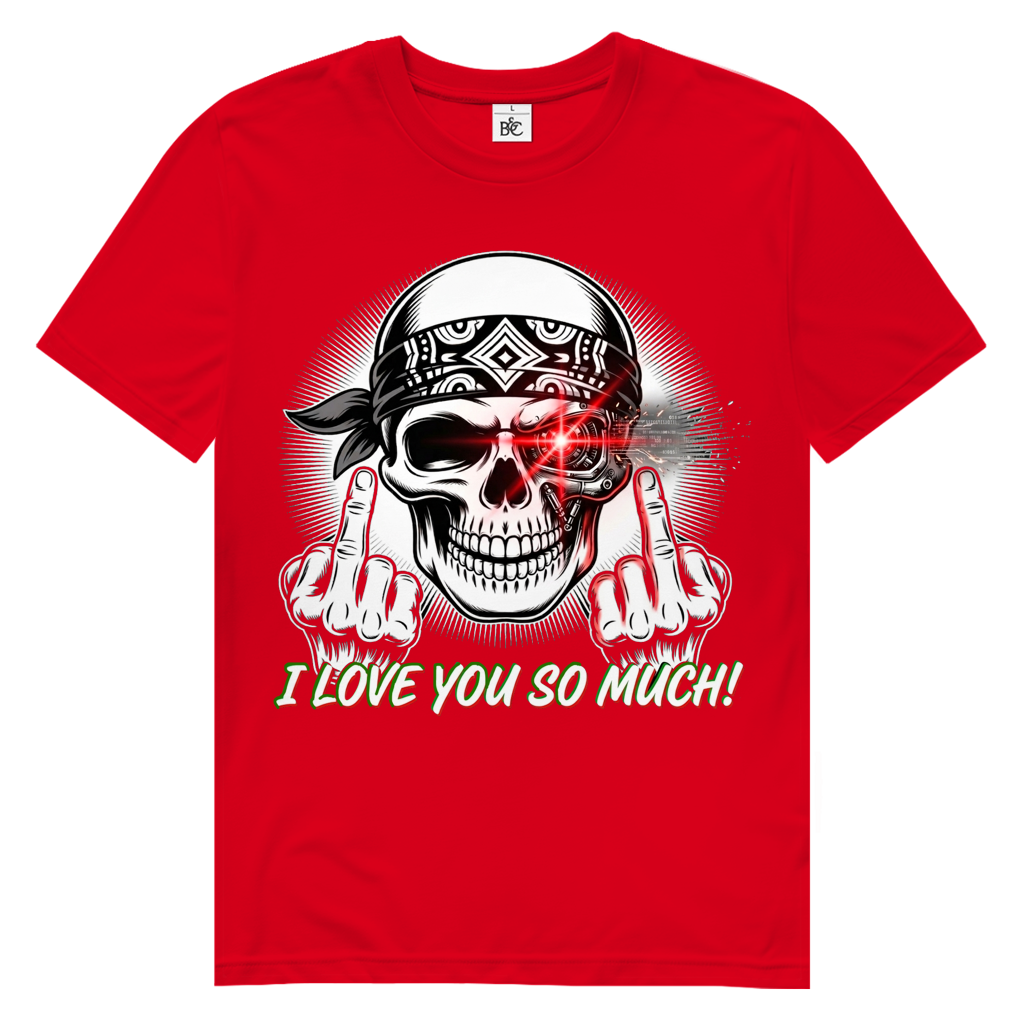 HOLLYWOOD SKULL HERREN PREMIUM BIO TSHIRT