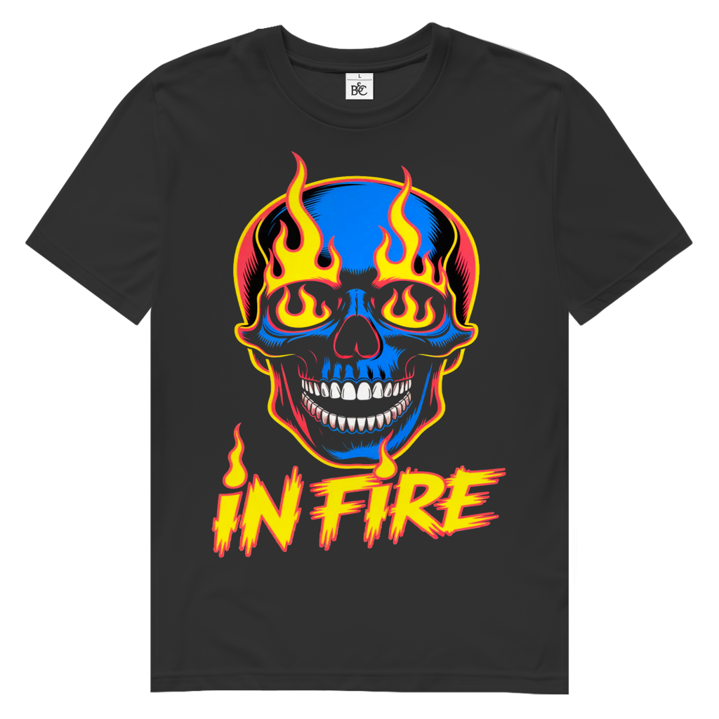 HOLLYWOOD SKULL Herren Premium Bio T-Shirt