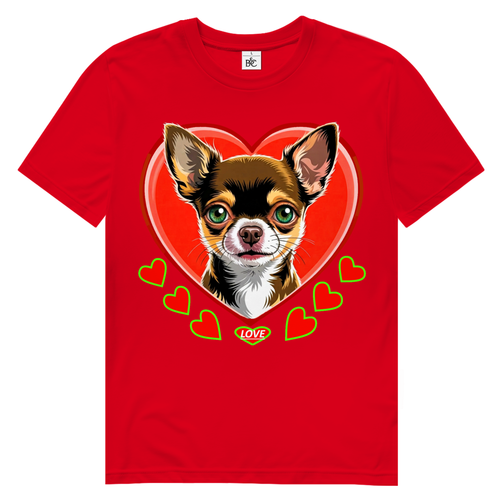 DOG LIEBE Herren Premium Bio T-Shirt