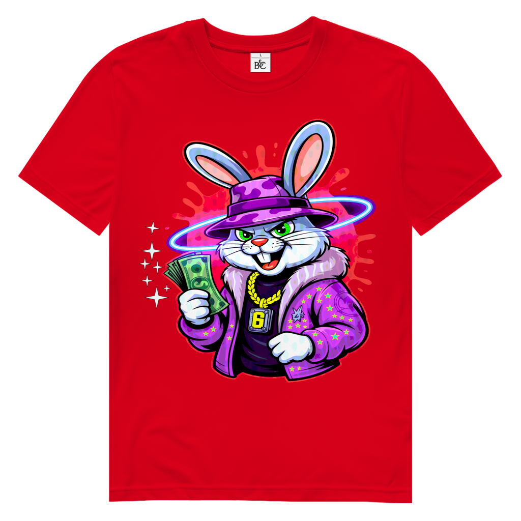 Boss Rabbit Herren Premium Bio T-Shirt