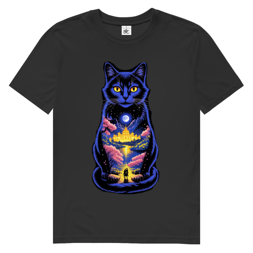 NEON KATZE Herren Premium Bio T-Shirt