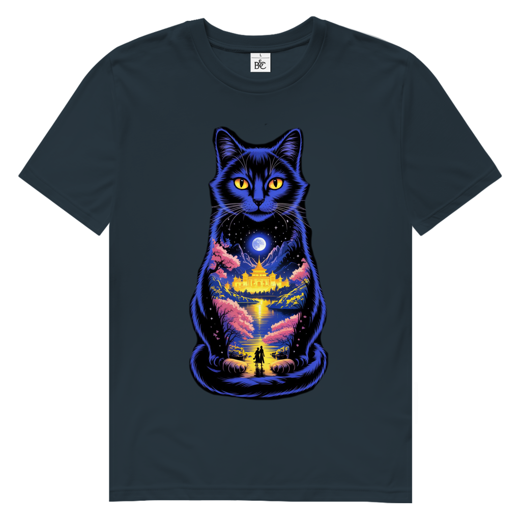 NEON KATZE Herren Premium Bio T-Shirt