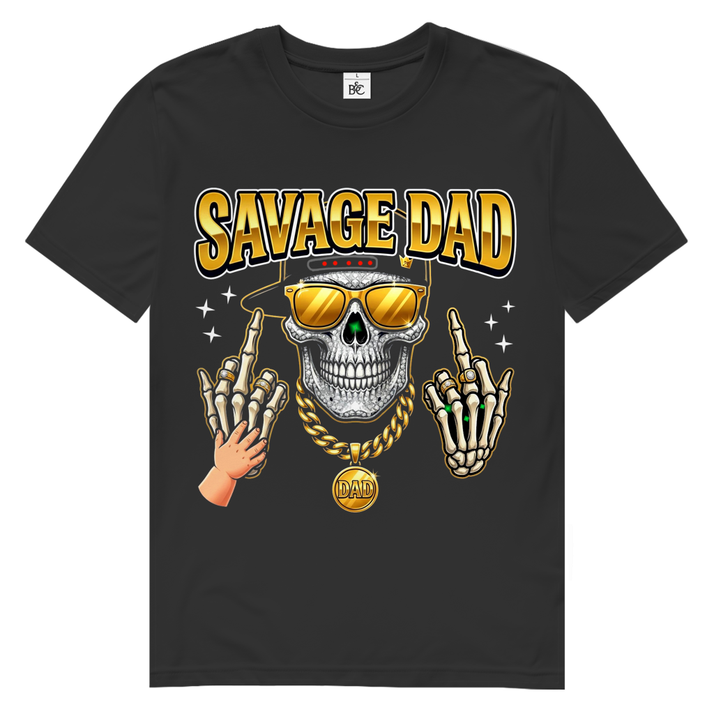 SAVAGE DAD Herren Premium Tshirt