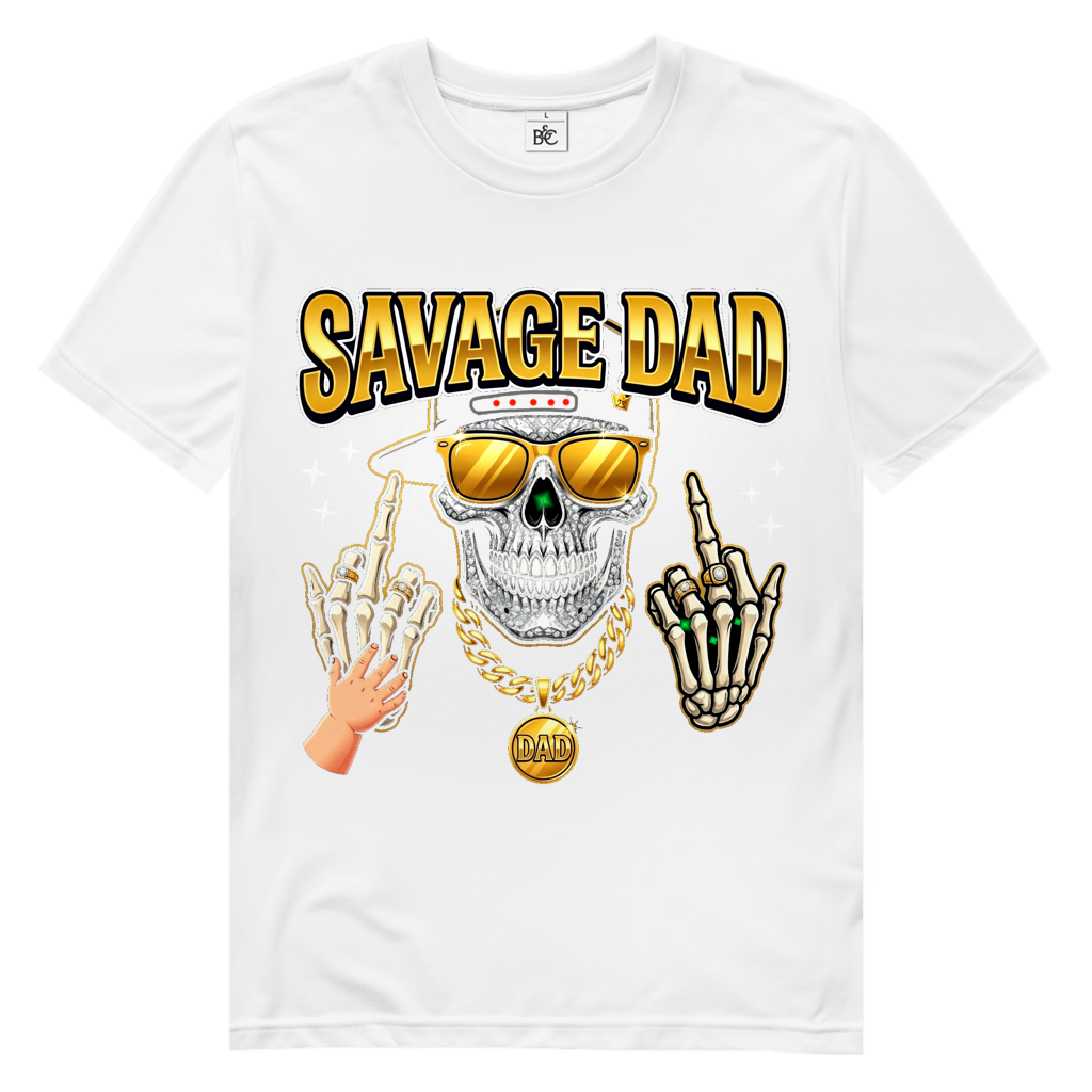 SAVAGE DAD Herren Premium Tshirt