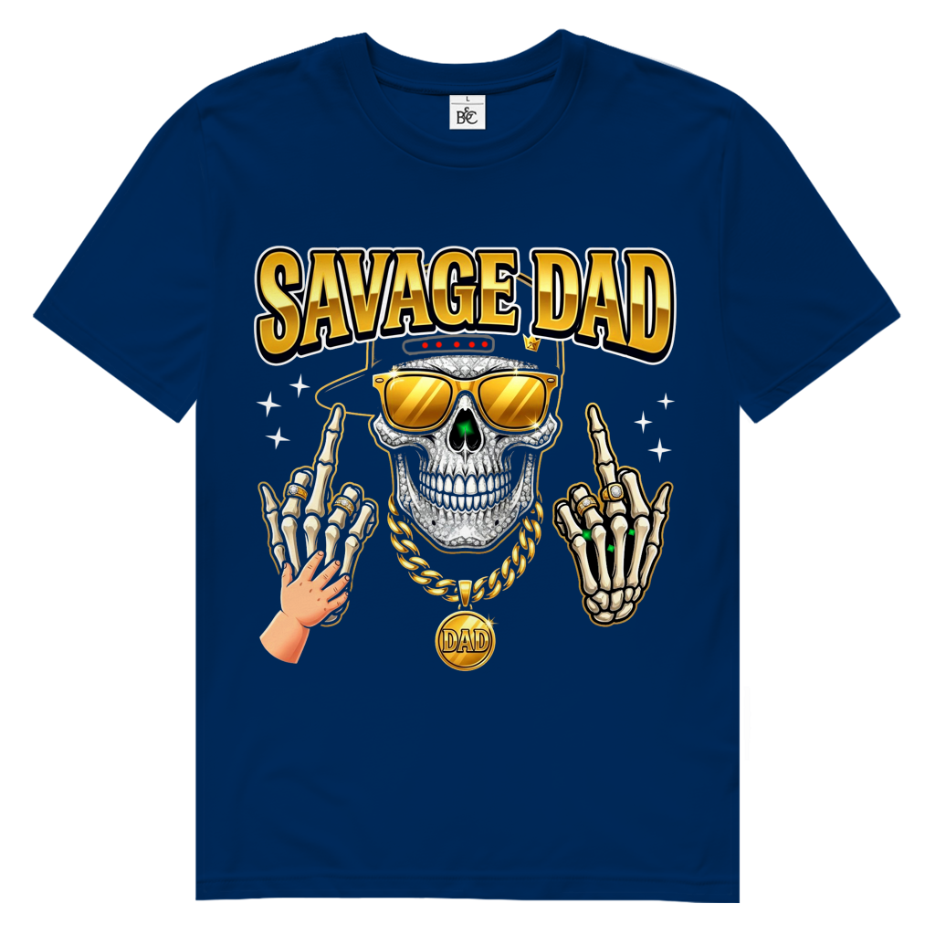 SAVAGE DAD Herren Premium Tshirt
