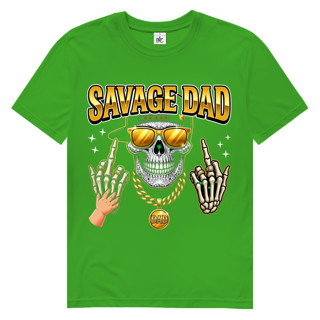 SAVAGE DAD Herren Premium Tshirt