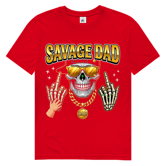 SAVAGE DAD Herren Premium Tshirt