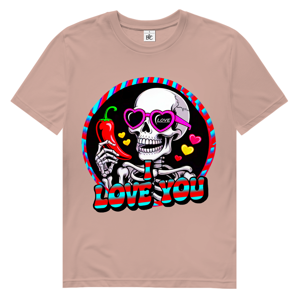 SKULL LOVE Herren Premium Bio T-Shirt