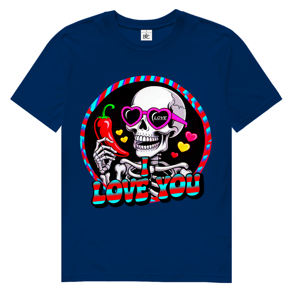 SKULL LOVE Herren Premium Bio T-Shirt