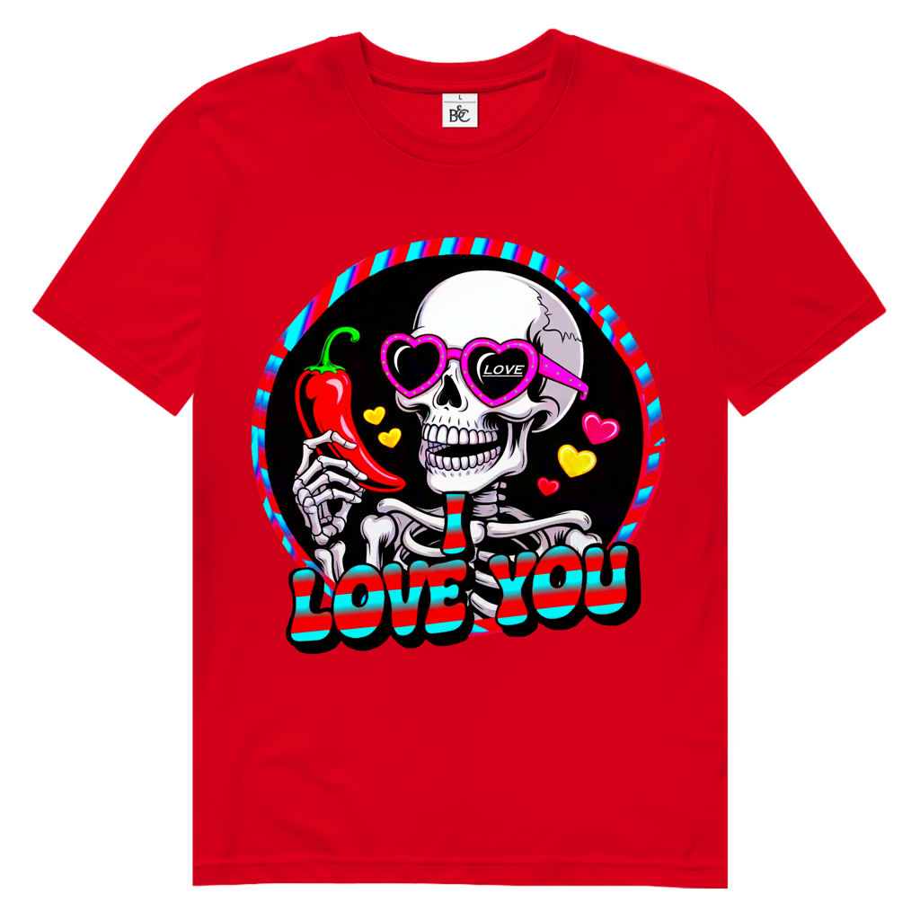 SKULL LOVE Herren Premium Bio T-Shirt