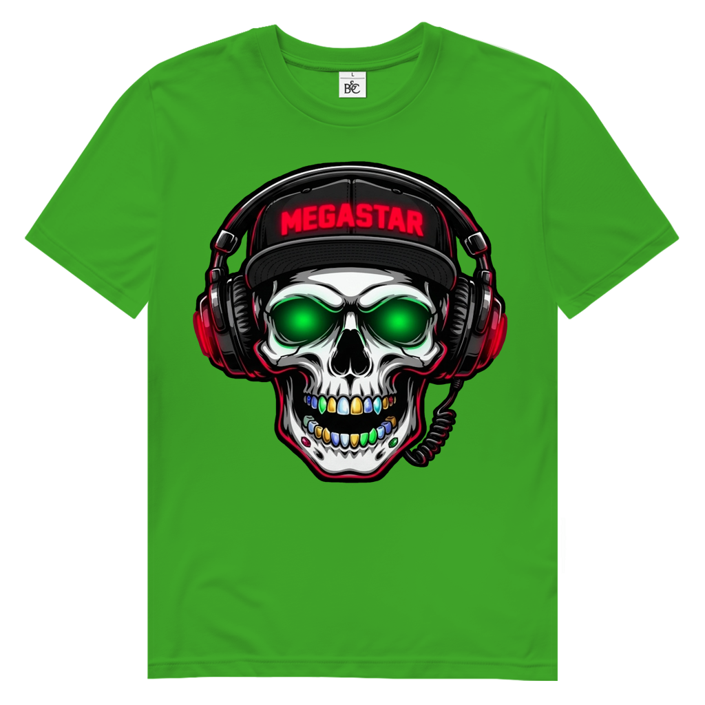Herren Premium Bio T-Shirt MEGASTAR SKULL