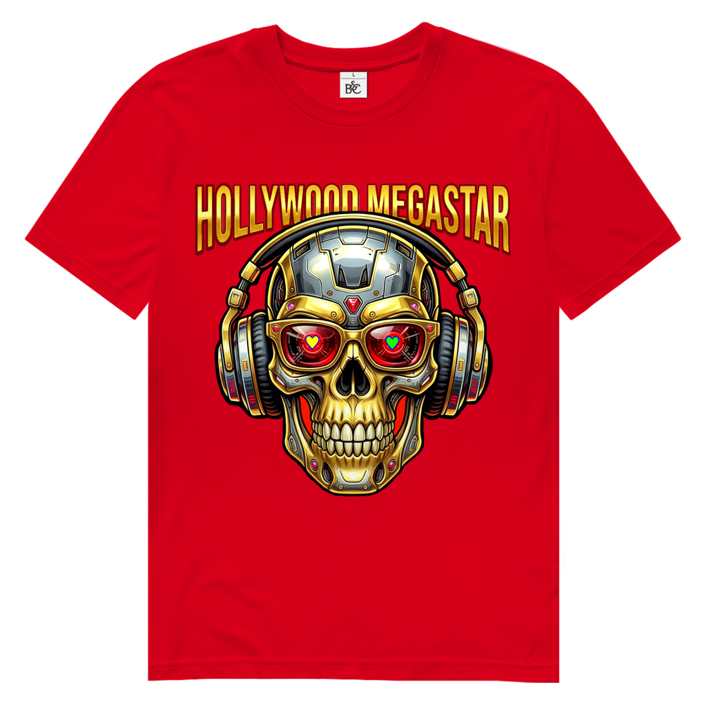 Herren Premium Bio T-Shirt HOLLYWOOD MEGASTAR
