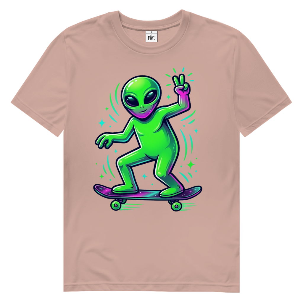 Alien On Board Herren Premium Bio T-Shirt
