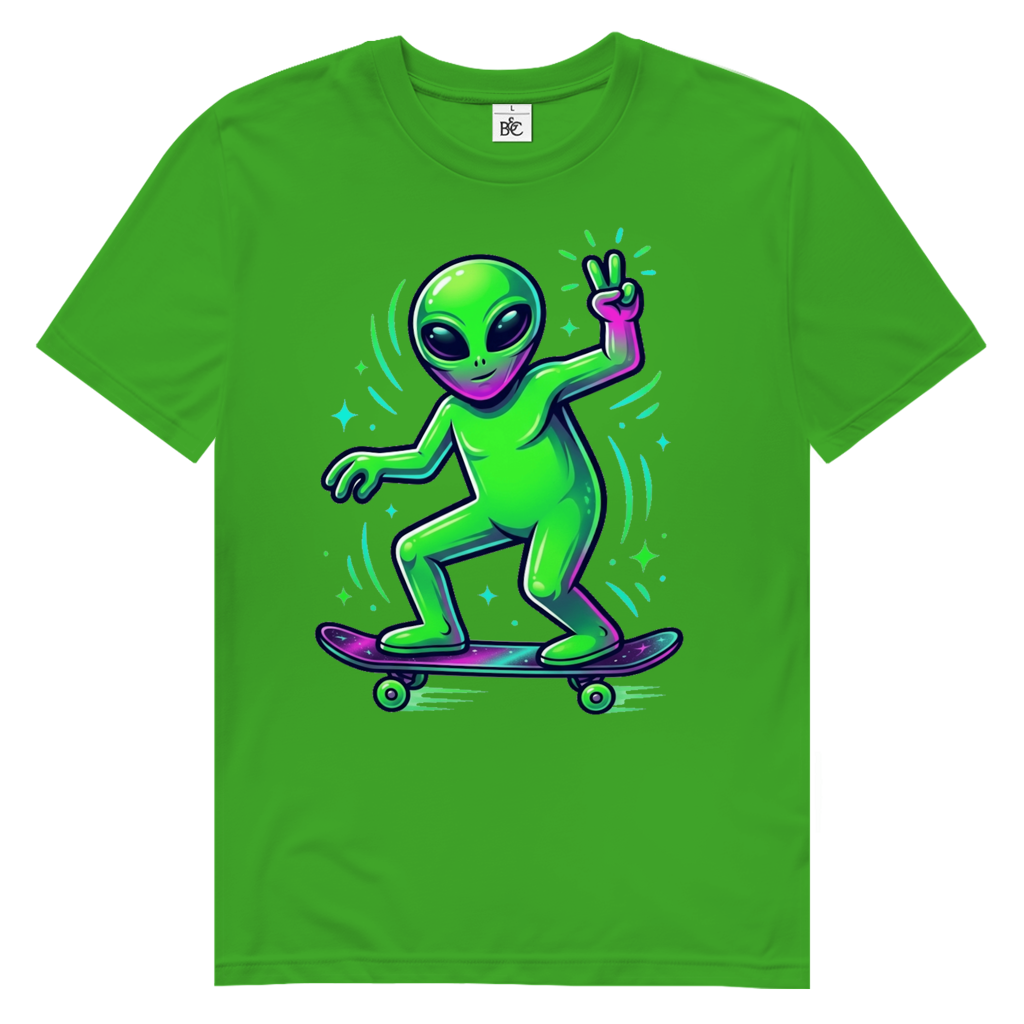 Alien On Board Herren Premium Bio T-Shirt
