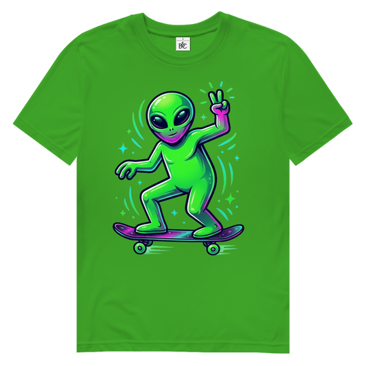 Alien On Board Herren Premium Bio T-Shirt