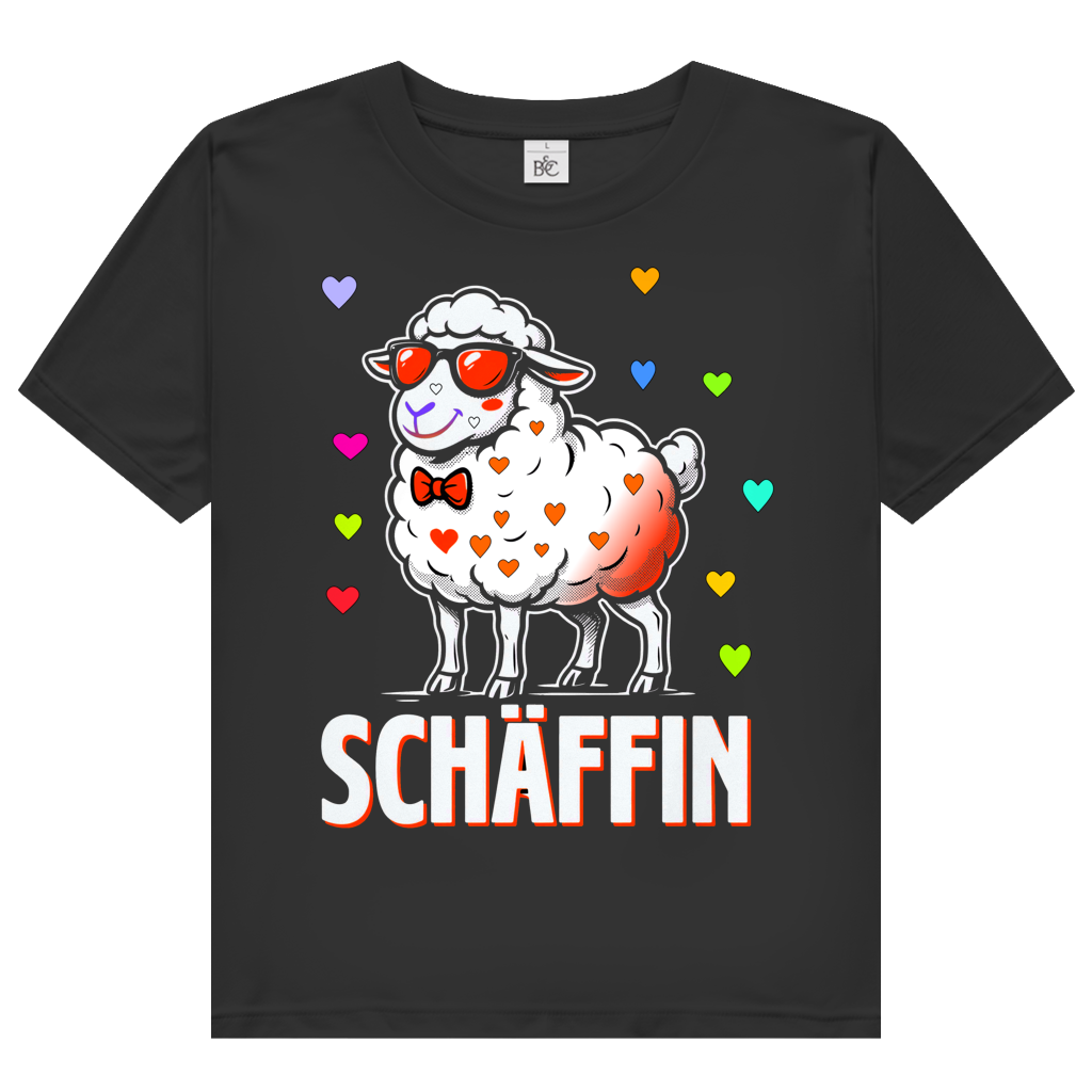Damen Premium Bio T-Shirt SCHÄFFIN
