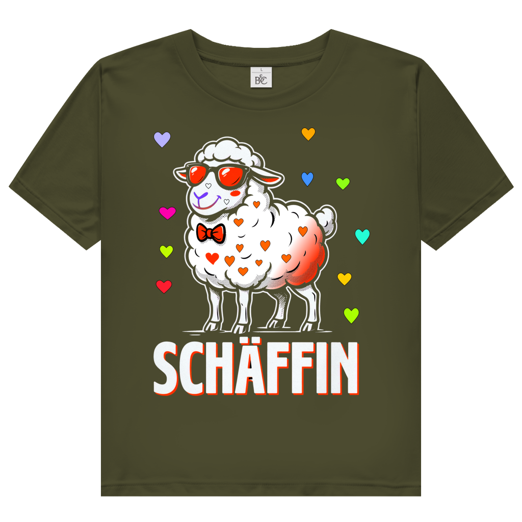 Damen Premium Bio T-Shirt SCHÄFFIN