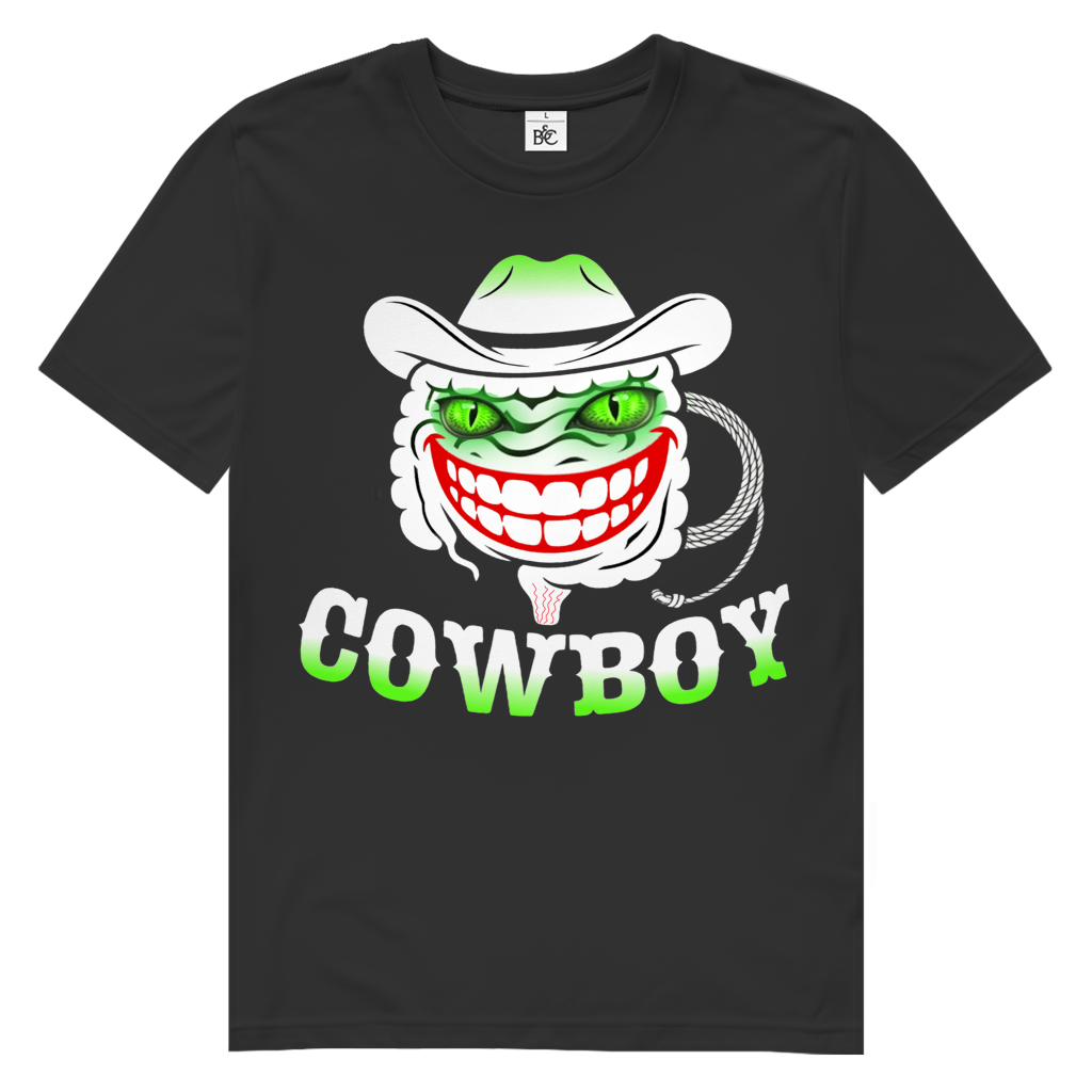 Herren Premium Bio T-Shirt COWBOY DESIGN