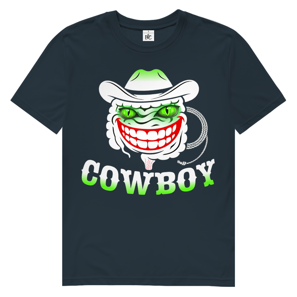 Herren Premium Bio T-Shirt COWBOY DESIGN