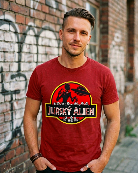 Jurský Alien Herren Premium Bio T-Shirt
