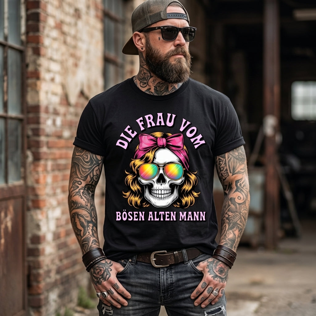 Herren Premium Bio T-Shirt BÖSE FRAU