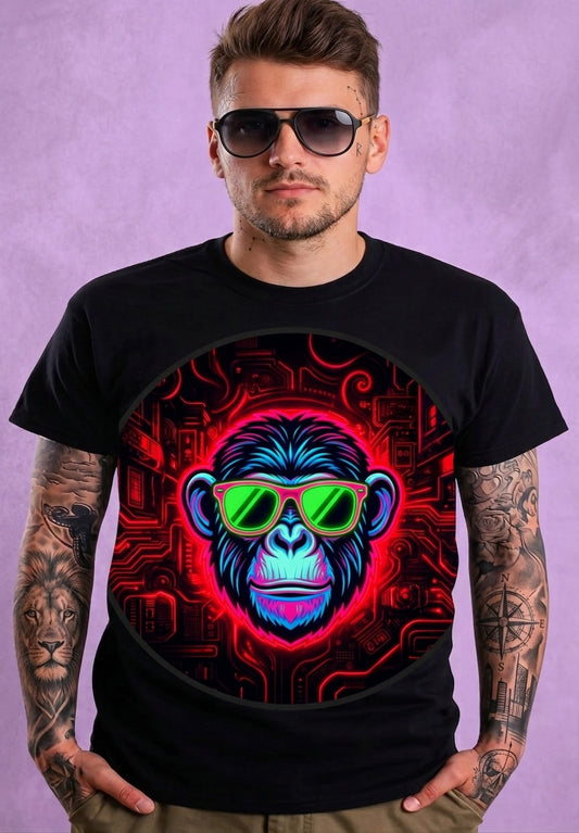 NEON MONKEY Herren Premium Bio T-Shirt